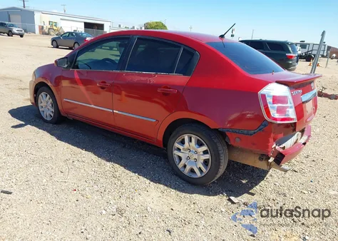 2012 Nissan Sentra 2.0/2.0S/Sr/2.0Sl z USA, uszkodzony, nr VIN 3N1AB6AP4CL713135